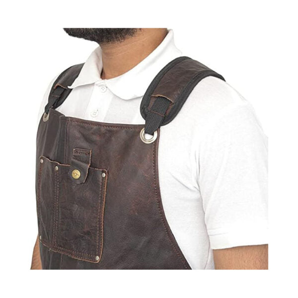 FUERI Heavy Duty Leather Tool Apron for Men & Women