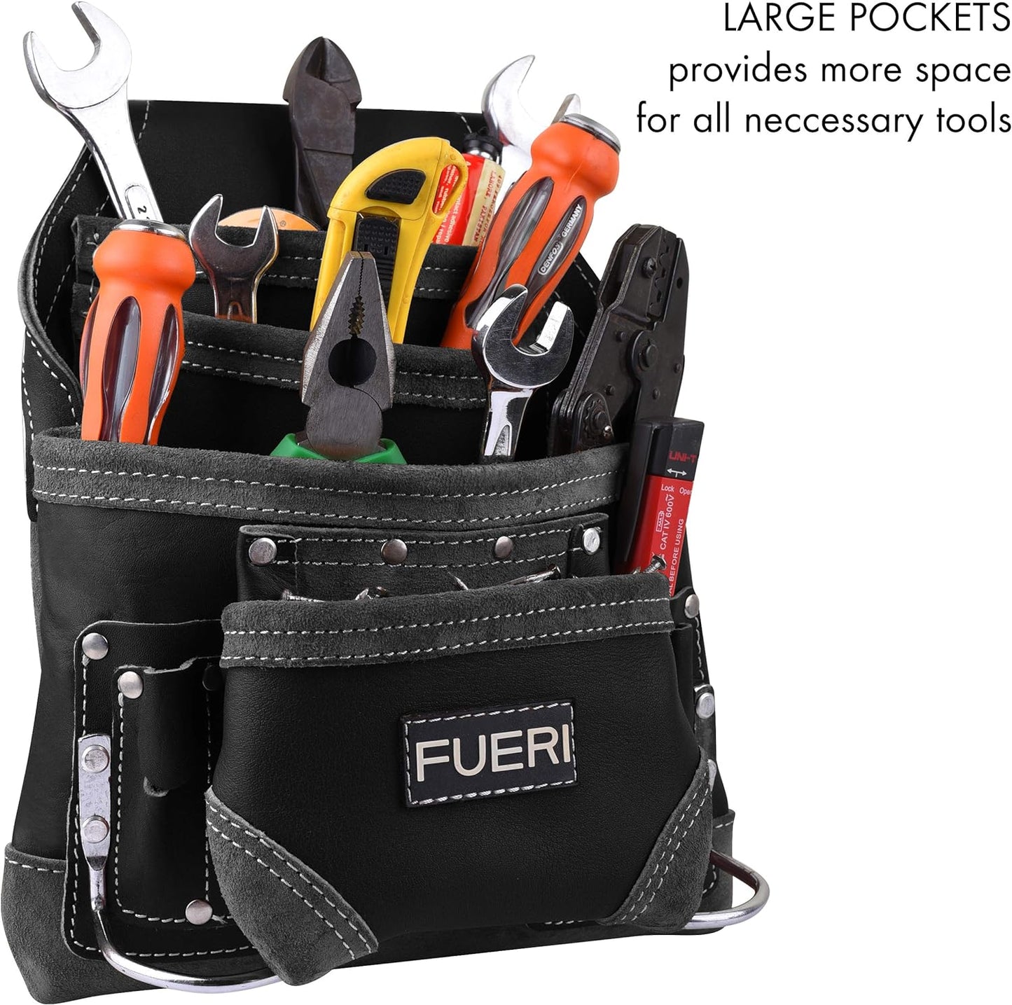 FEURI Tool Belt Kit with Leather Suspenders