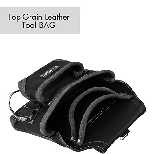 FUERI Leather 10 Pocket Tool Pouch