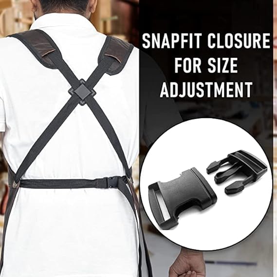 FUERI Heavy Duty Leather Tool Apron for Men & Women