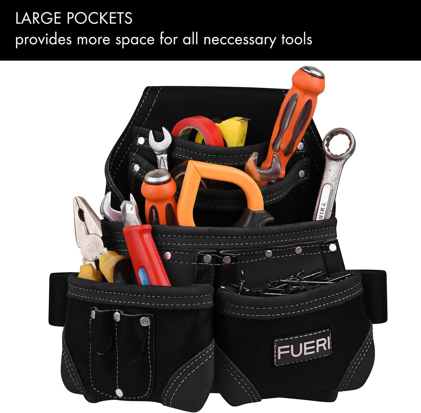 Fueri 5-Pocket Heavy Duty Tool Pouch