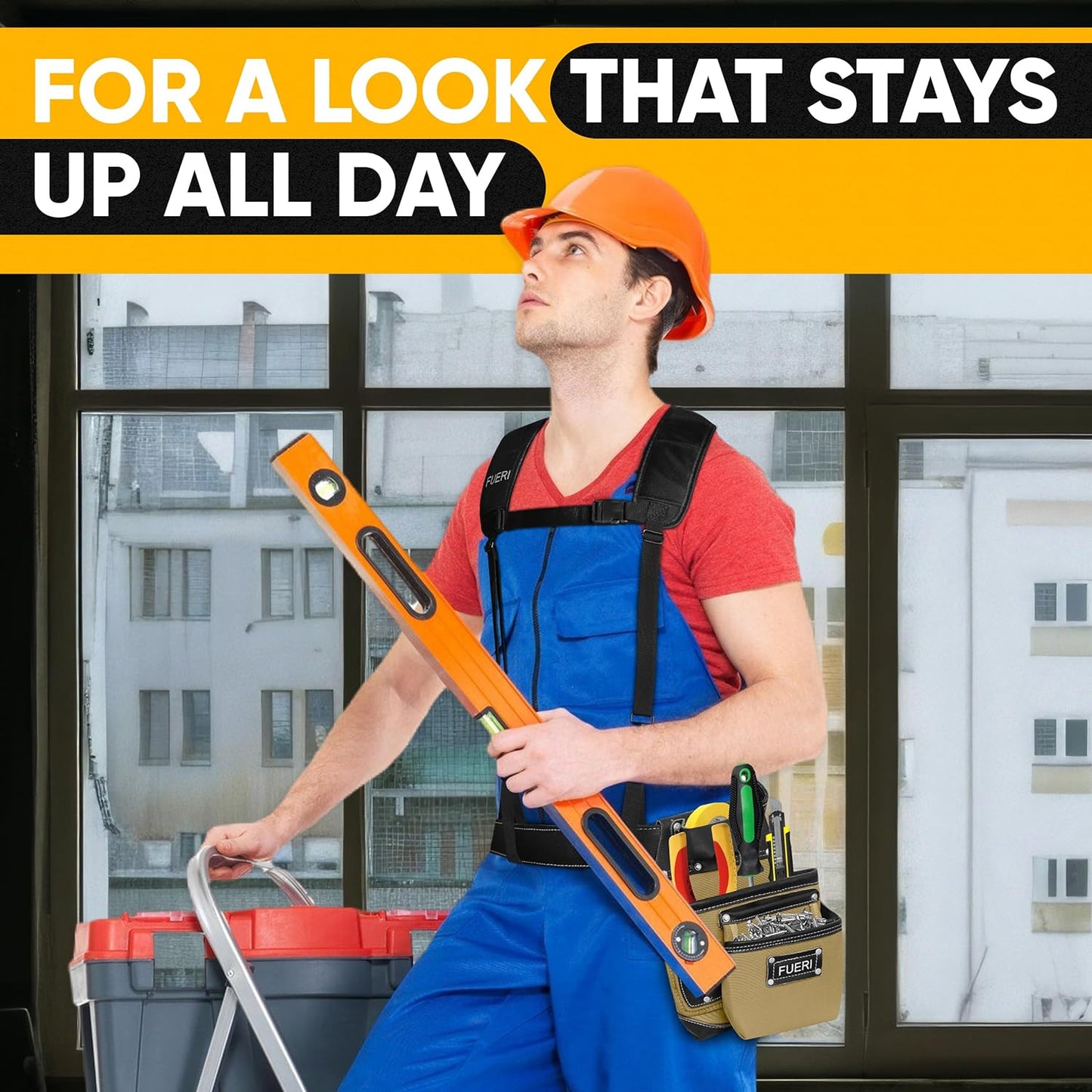 FUERI Adjustable Tool Belt Suspender