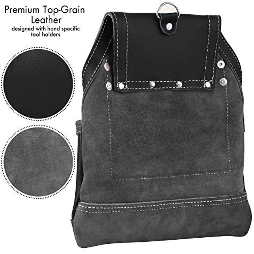 FUERI Leather 10 Pocket Tool Pouch