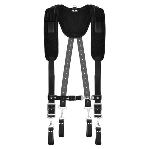 FUERI Tool Belt Suspender with 4 Detachable D-Loops