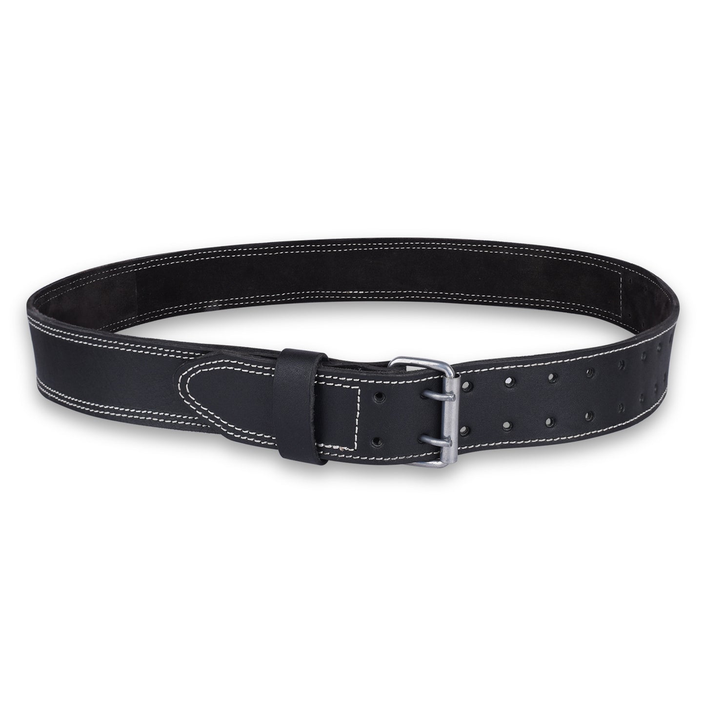 FUERI Premium Quality Leather Work Belt (Maroon)