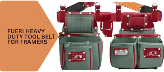 FUERI Heavy Duty Tool Belt for Framers
