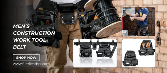 Men’s Construction Work Tool Belt
