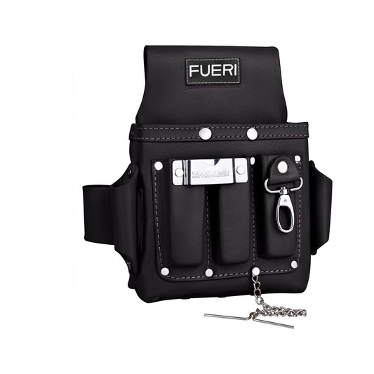 FUERI Professional 4-Pocket Electrician Tool Pouch Kit with Premium Leather