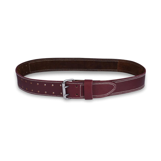 FUERI Premium Quality Leather Work Belt (Maroon)