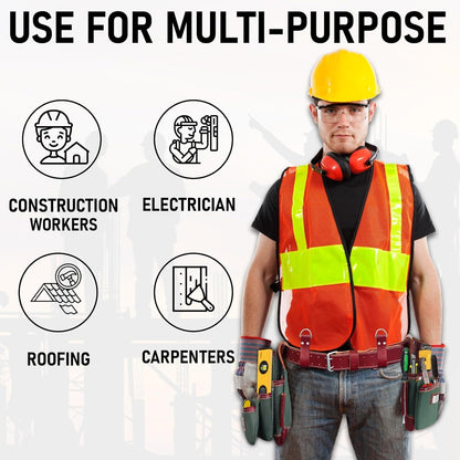 FUERI tool belt suited for construction, electrical, roofing, and carpentry trades