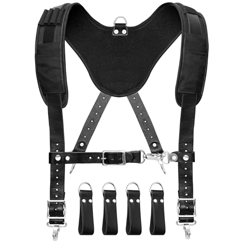 FUERI Tool Belt Suspender with 4 Detachable D-Loops