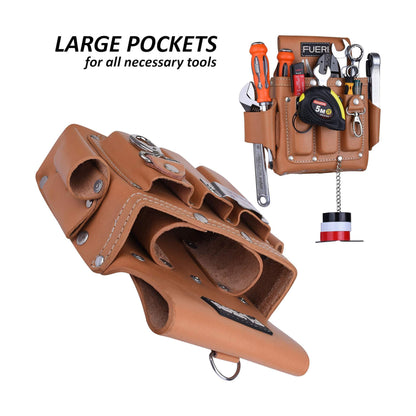 FUERI Professional 4-Pocket Electrician Tool Pouch