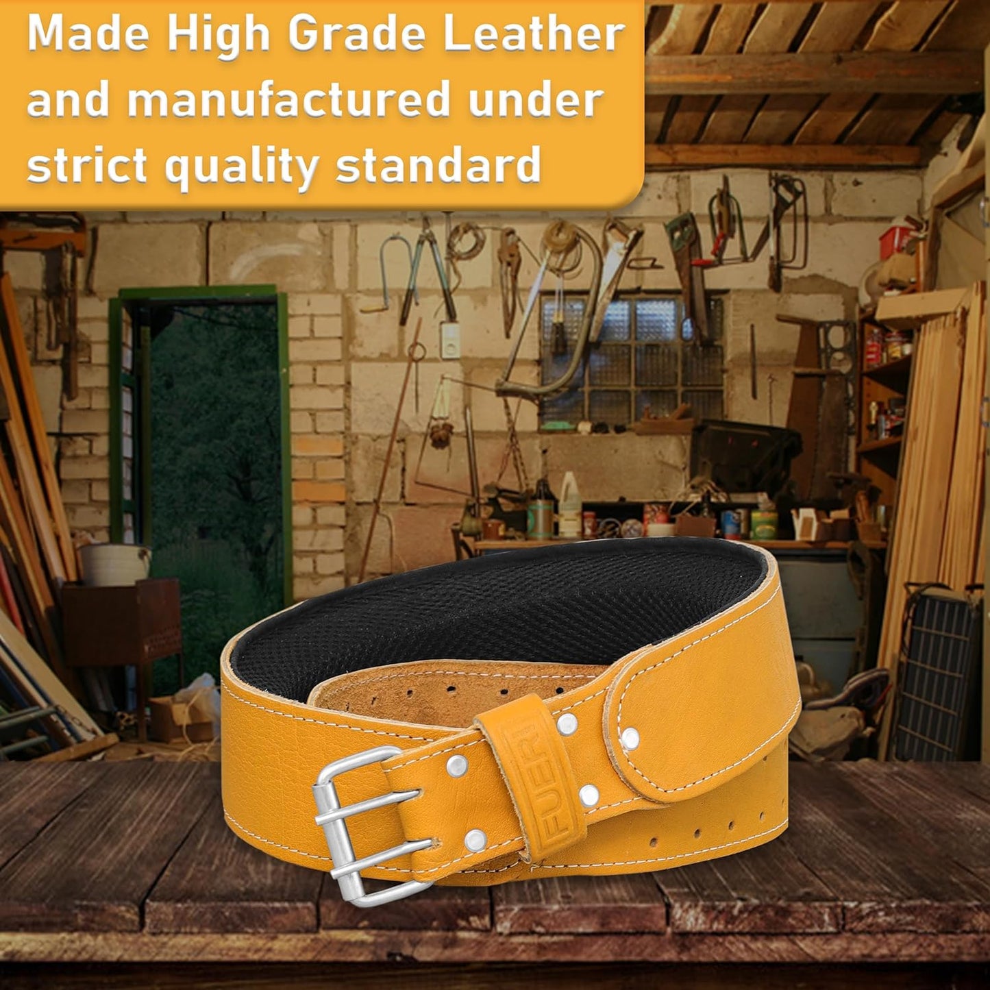 FUERI Premium Leather Tool Belt